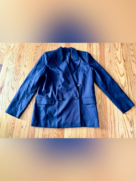 & Other Stories Jackets & Blazers - & Other Stories Navy Double-Breasted Blazer